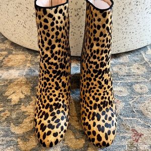 J.Crew Leopard Print Booties
